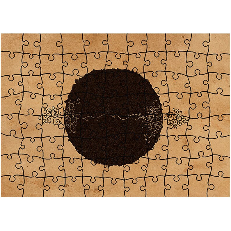 Puzzle Heartwork 96 piese, 2 copacei, animatii, Latime 40,5 cm x Inaltime 28,7 cm