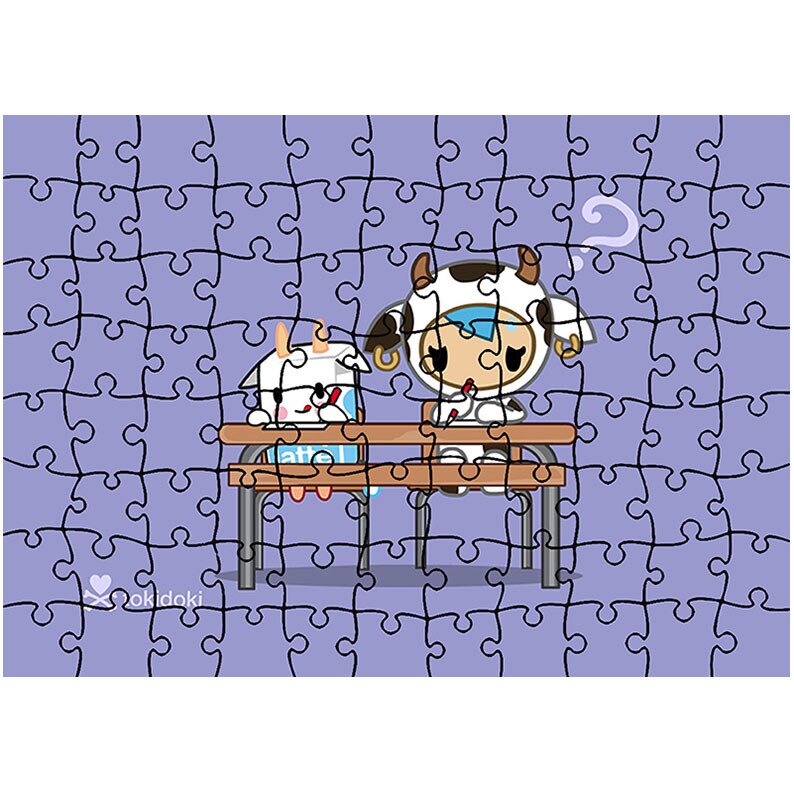 Puzzle Heartwork 96 piese, Tokidoki, animatii, Latime 40,5 cm x Inaltime 28,7 cm