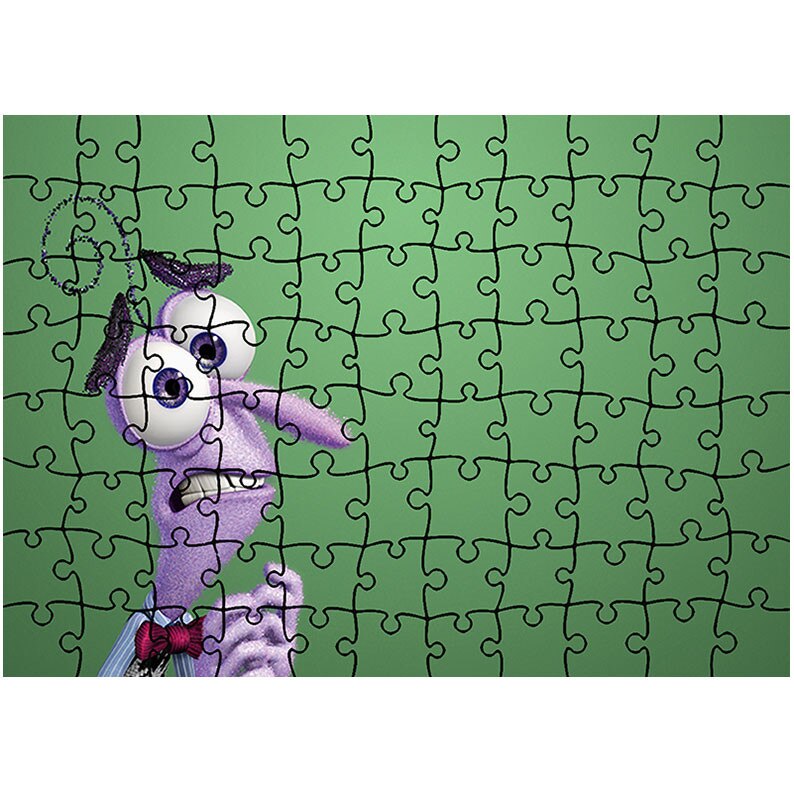 Puzzle Heartwork 96 piese, Inside Out 2015 Fear Disney Pixar, animatii, Latime 40,5 cm x Inaltime 28,7 cm