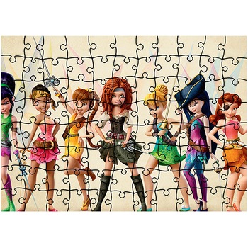 Puzzle Heartwork 96 piese, The Pirate Fairy 2014, animatii, Latime 40,5 cm x Inaltime 28,7 cm Puzzle Heartwork 96 piese, The Pirate Fairy 2014, animatii, Latime 40,5 cm x Inaltime 28,7 cm