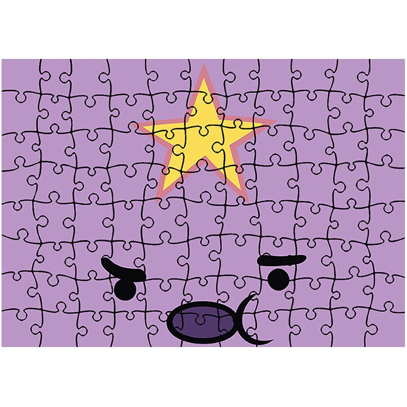 Puzzle Heartwork 96 piese, Adventure Time Jumpy Space Princess, animatii, Latime 40,5 cm x Inaltime 28,7 cm