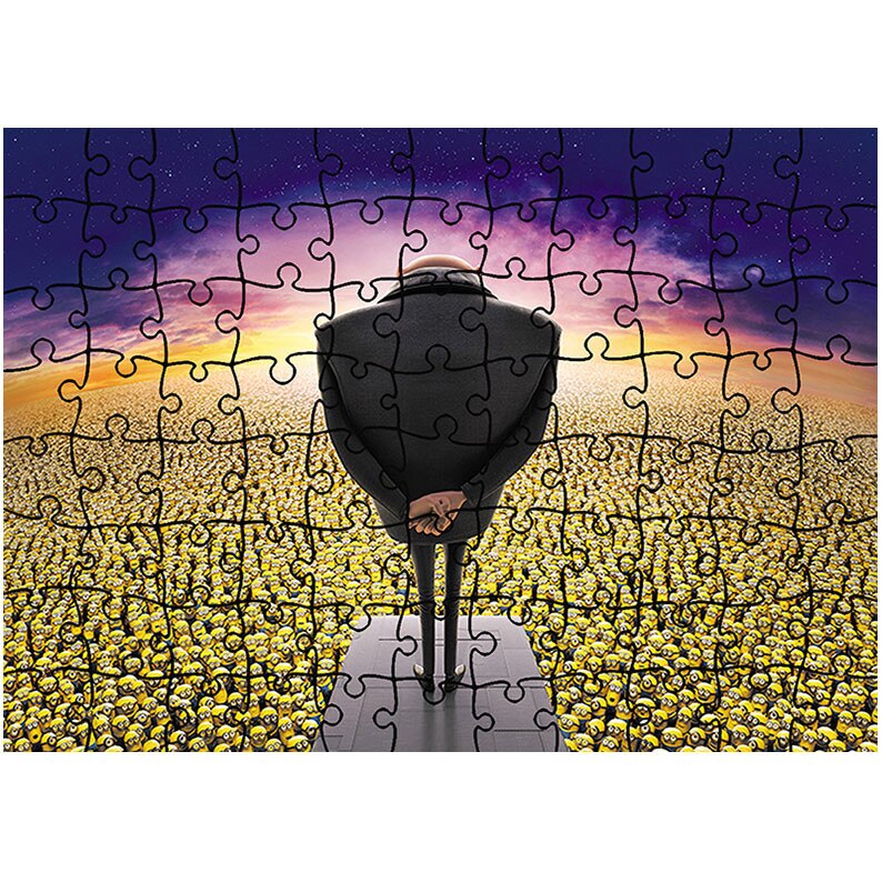 Puzzle Heartwork 96 piese, Minionii, animatii, Latime 40,5 cm x Inaltime 28,7 cm