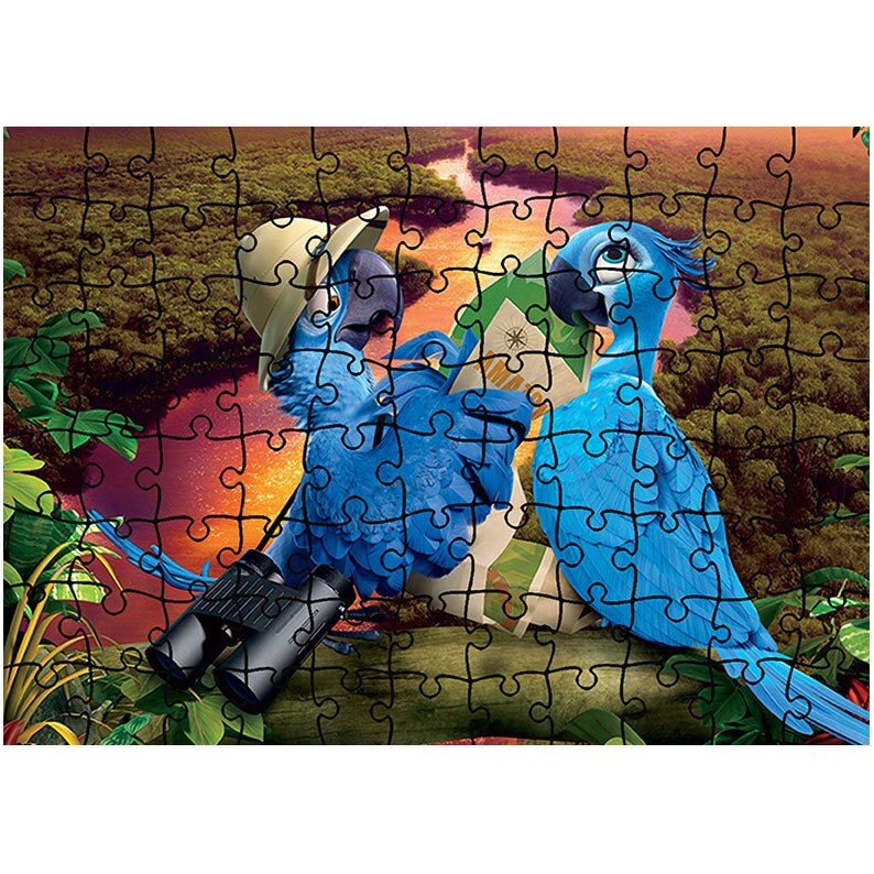 Puzzle Heartwork 96 piese, Rio 2 2014, animatii, Latime 40,5 cm x Inaltime 28,7 cm