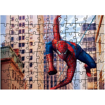 Puzzle Heartwork 96 piese, Spiderman Marvel, animatii, Latime 40,5 cm x Inaltime 28,7 cm Puzzle Heartwork 96 piese, Spiderman Marvel, animatii, Latime 40,5 cm x Inaltime 28,7 cm