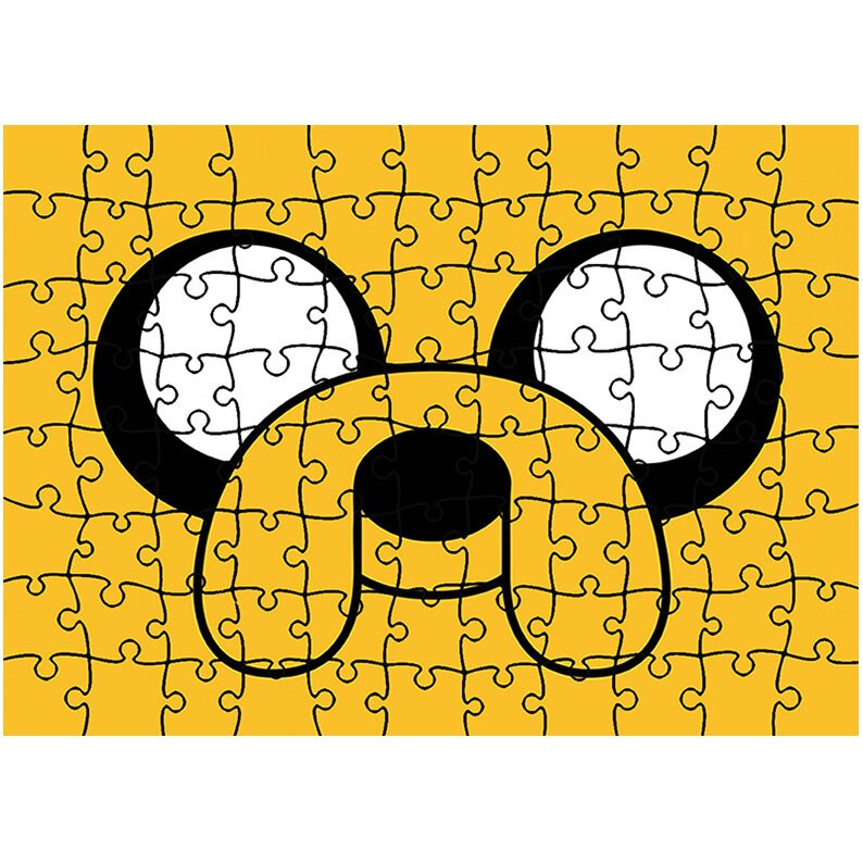 Puzzle Heartwork 96 piese, Adventure Time Jake, animatii, Latime 40,5 cm x Inaltime 28,7 cm