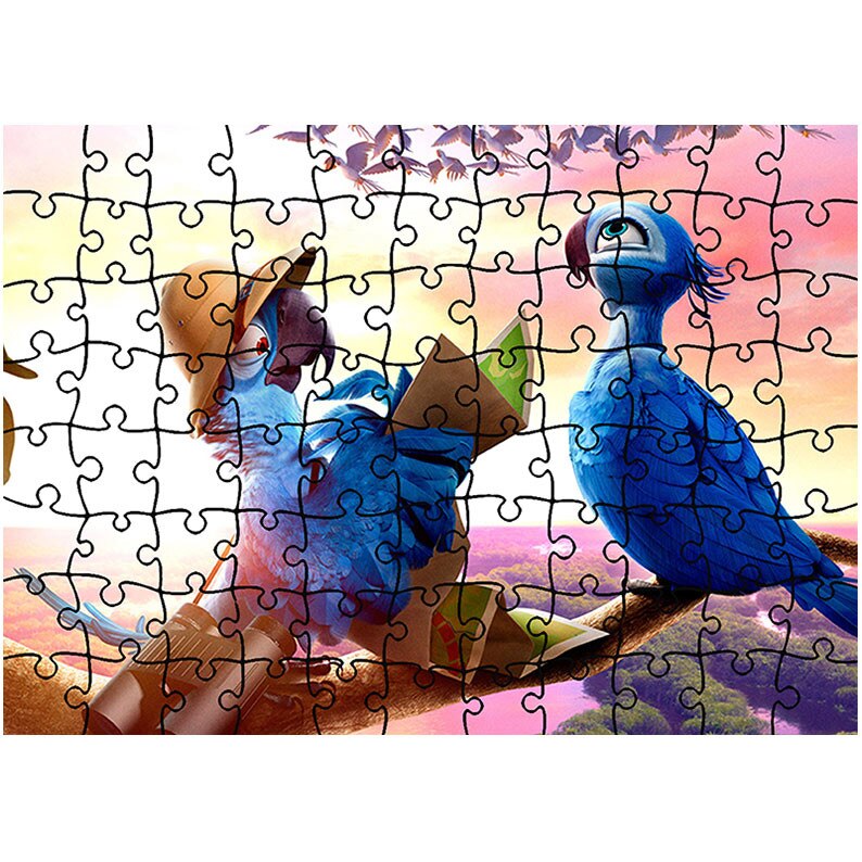 Puzzle Heartwork 96 piese, Rio 2 Calatorii, animatii, Latime 40,5 cm x Inaltime 28,7 cm