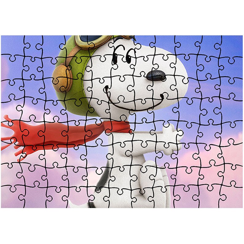 Puzzle Heartwork 96 piese, Peanuts Snoopy, animatii, Latime 40,5 cm x Inaltime 28,7 cm