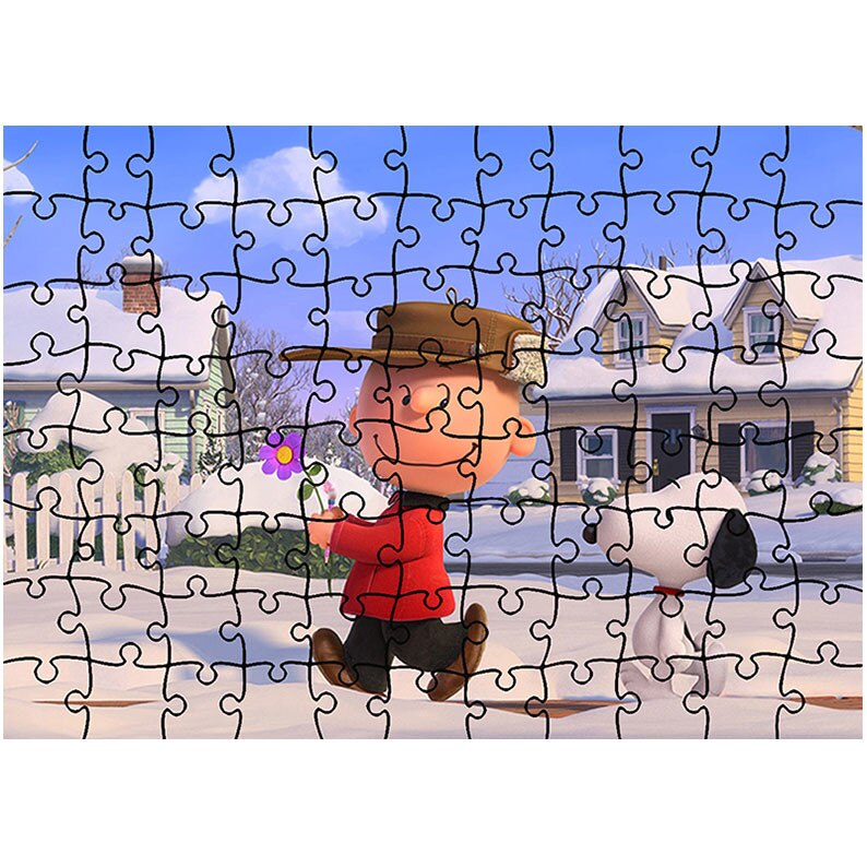Puzzle Heartwork 96 piese, Filmul Peanuts, animatii, Latime 40,5 cm x Inaltime 28,7 cm