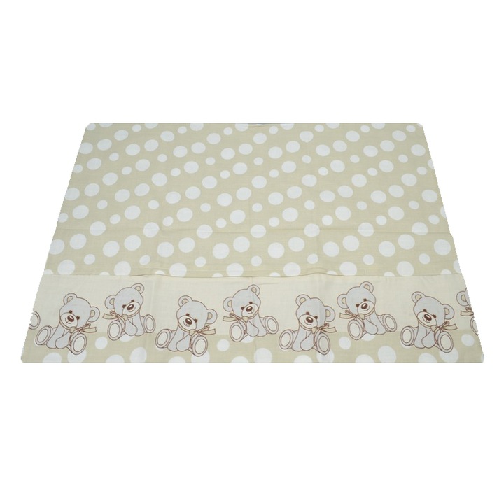 Husa 60 x 40 cm perna pentru copii MimiNu 143031, Crem