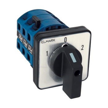 Comutator cu came, LW26-20N, 20A, 3 nivele, 3 pozitii, Elmark Comutator cu came, LW26-20N, 20A, 3 nivele, 3 pozitii, Elmark