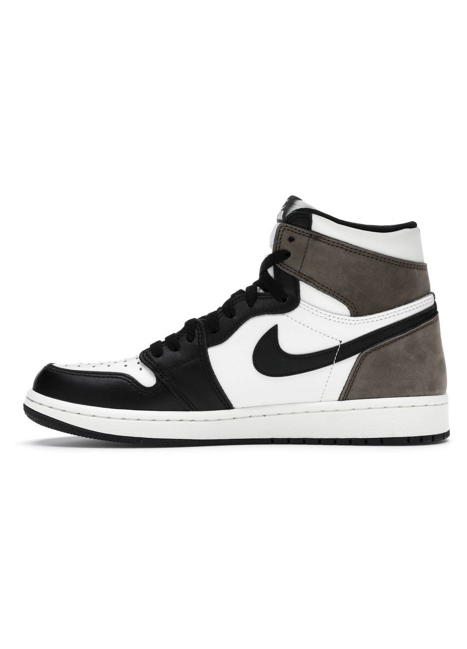 Pantofi sport, Air Jordan 1 Retro High Dark Mocha, Maro/Alb, 46 EU