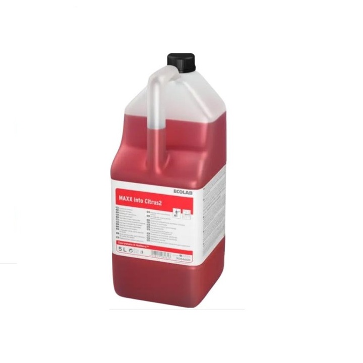 Detergent pentru curatarea spatiilor sanitare, Maxx2 Into Citrus, 5 litri