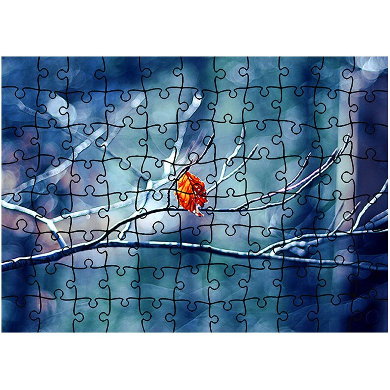 Puzzle Heartwork 96 piese, Vine iarna!, Peisaje, Latime 40,5 cm x Inaltime 28,7 cm