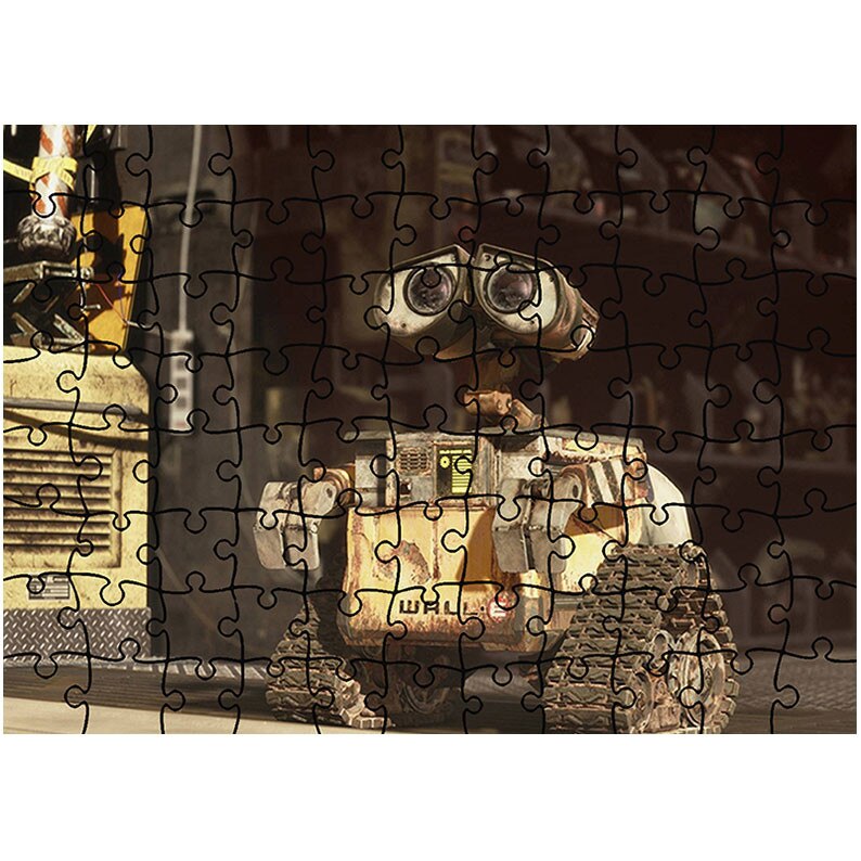 Puzzle Heartwork 96 piese, Wall E 3, animatii, Latime 40,5 cm x Inaltime 28,7 cm