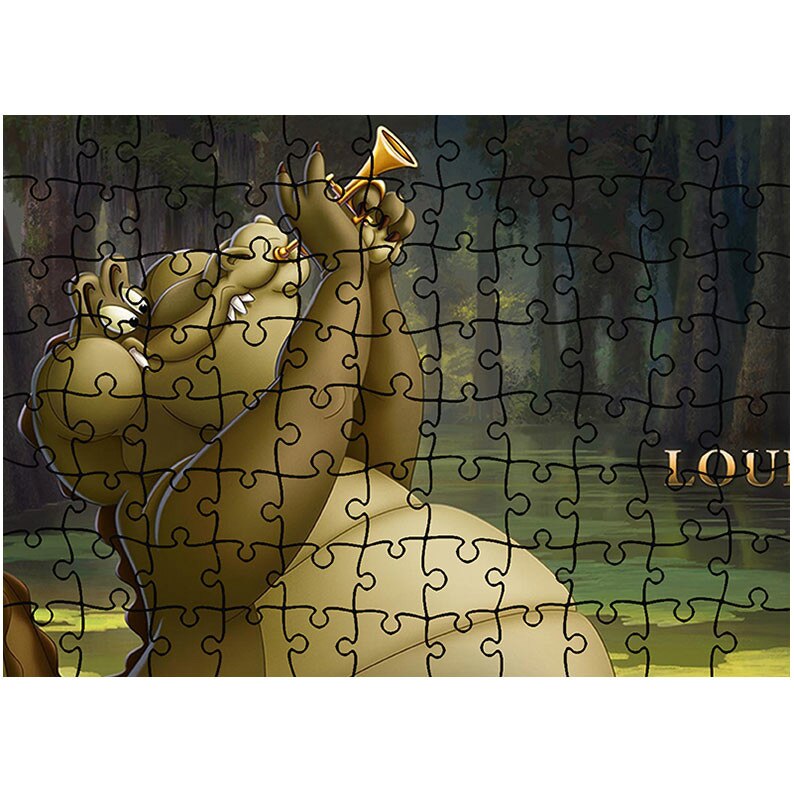 Puzzle Heartwork 96 piese, Princess and the Frog Louis, animatii, Latime 40,5 cm x Inaltime 28,7 cm