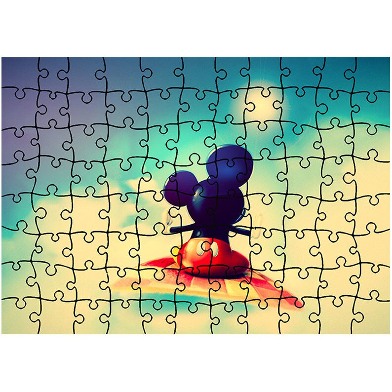 Puzzle Heartwork 96 piese, Disney Mickey Mouse, animatii, Latime 40,5 cm x Inaltime 28,7 cm