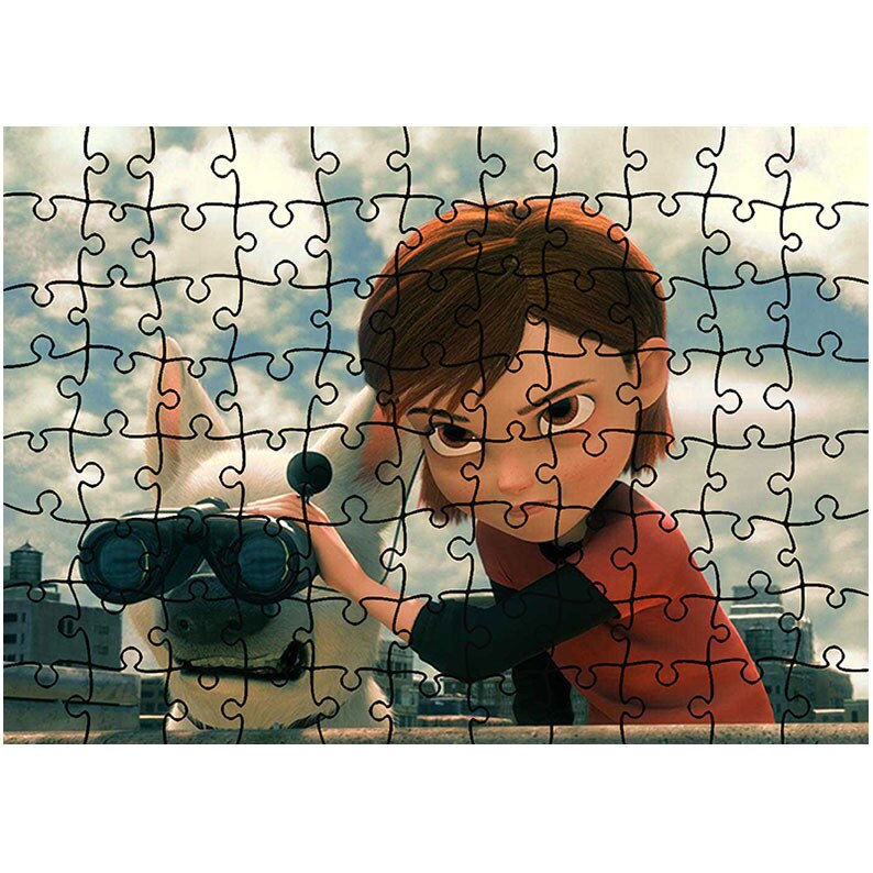 Puzzle Heartwork 96 piese, Bolt Penny, animatii, Latime 40,5 cm x Inaltime 28,7 cm