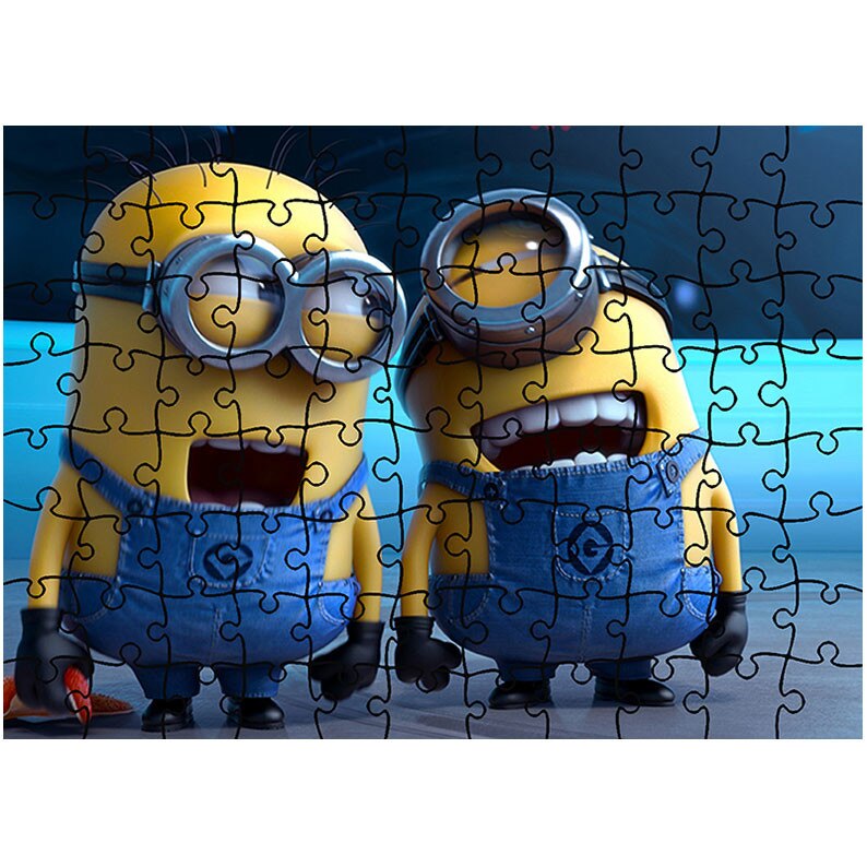 Puzzle Heartwork 96 piese, Despicable Me 2 Minionii Razand, animatii, Latime 40,5 cm x Inaltime 28,7 cm