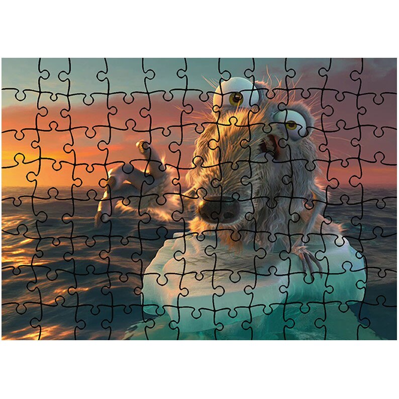 Puzzle Heartwork 96 piese, Ice Age Continental Drift 2, animatii, Latime 40,5 cm x Inaltime 28,7 cm