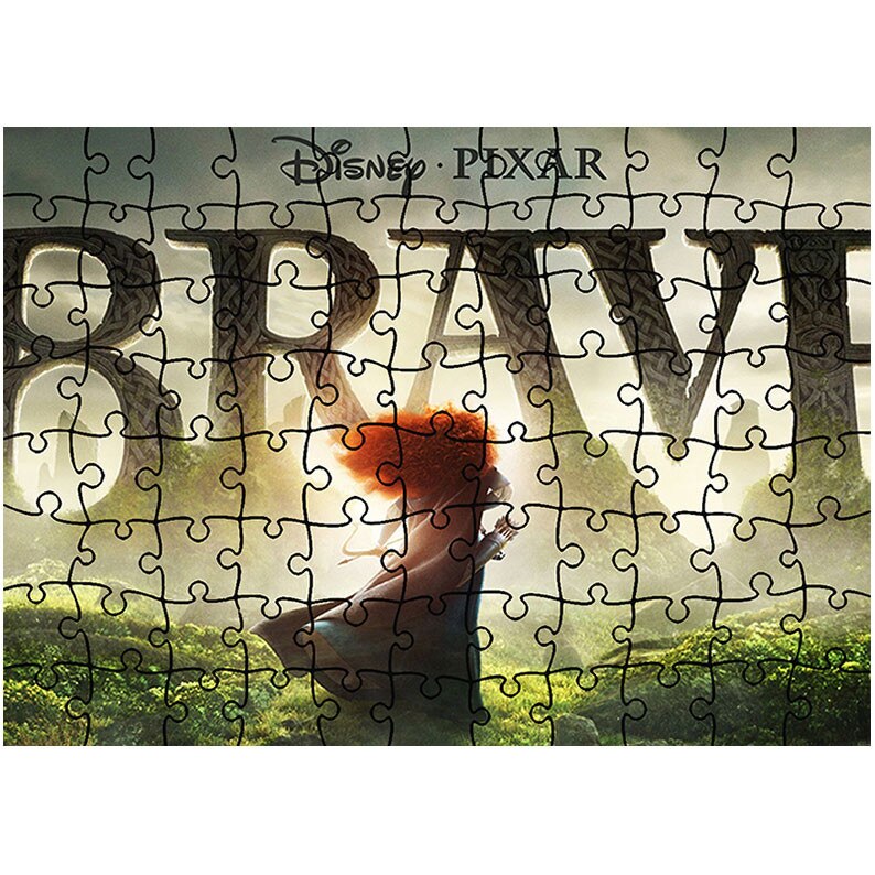 Puzzle Heartwork 96 piese, Brave 2, animatii, Latime 40,5 cm x Inaltime 28,7 cm