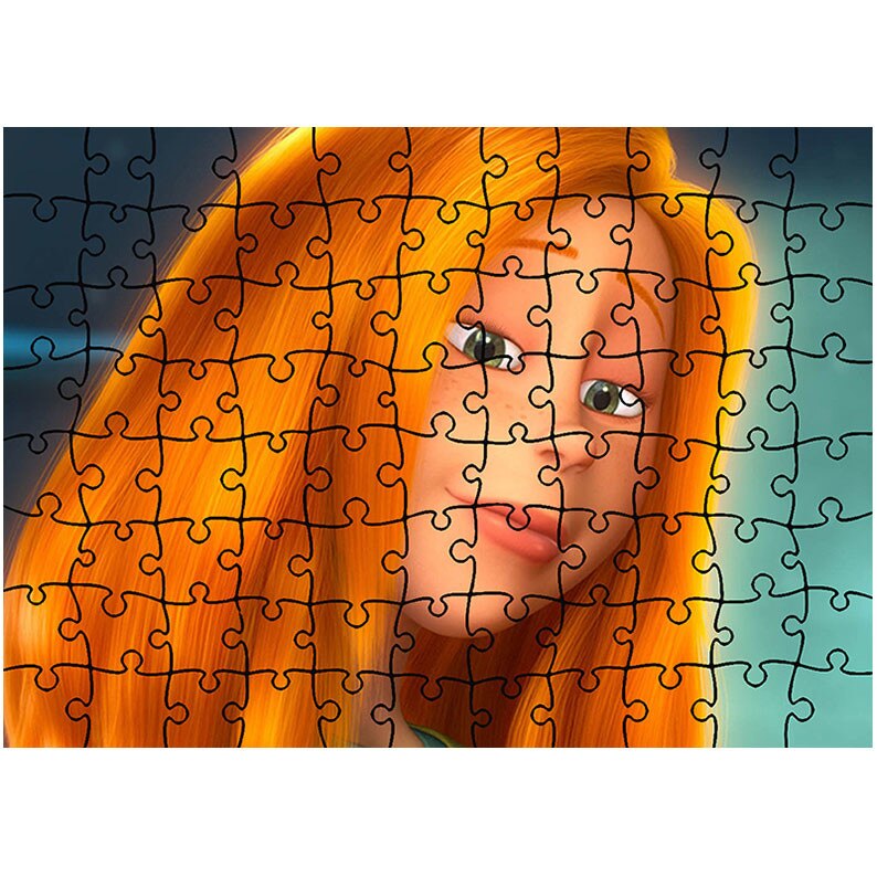 Puzzle Heartwork 96 piese, Dr Seuss the Lorax Audrey, animatii, Latime 40,5 cm x Inaltime 28,7 cm