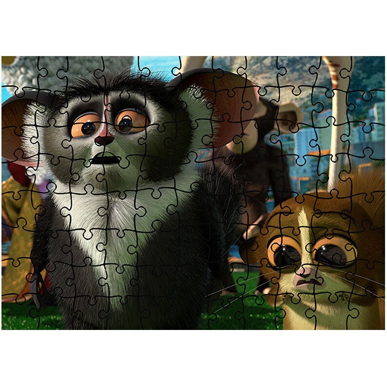 Puzzle Heartwork 96 piese, Madagascar 3 Mort, animatii, Latime 40,5 cm x Inaltime 28,7 cm
