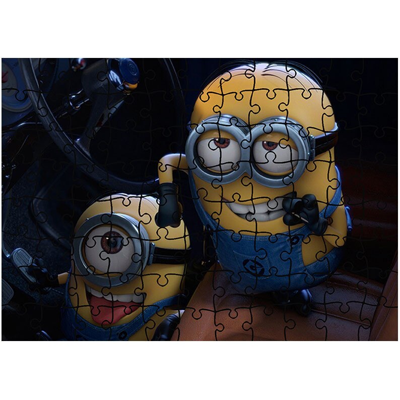 Puzzle Heartwork 96 piese, Minions, animatii, Latime 40,5 cm x Inaltime 28,7 cm