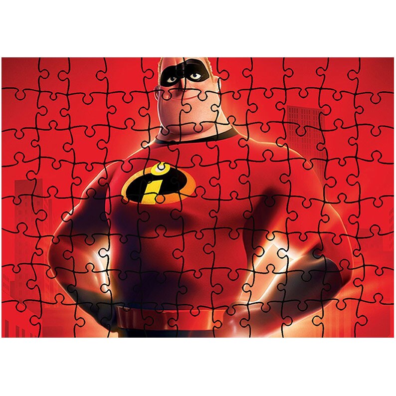 Puzzle Heartwork 96 piese, Mr Incredible, animatii, Latime 40,5 cm x Inaltime 28,7 cm