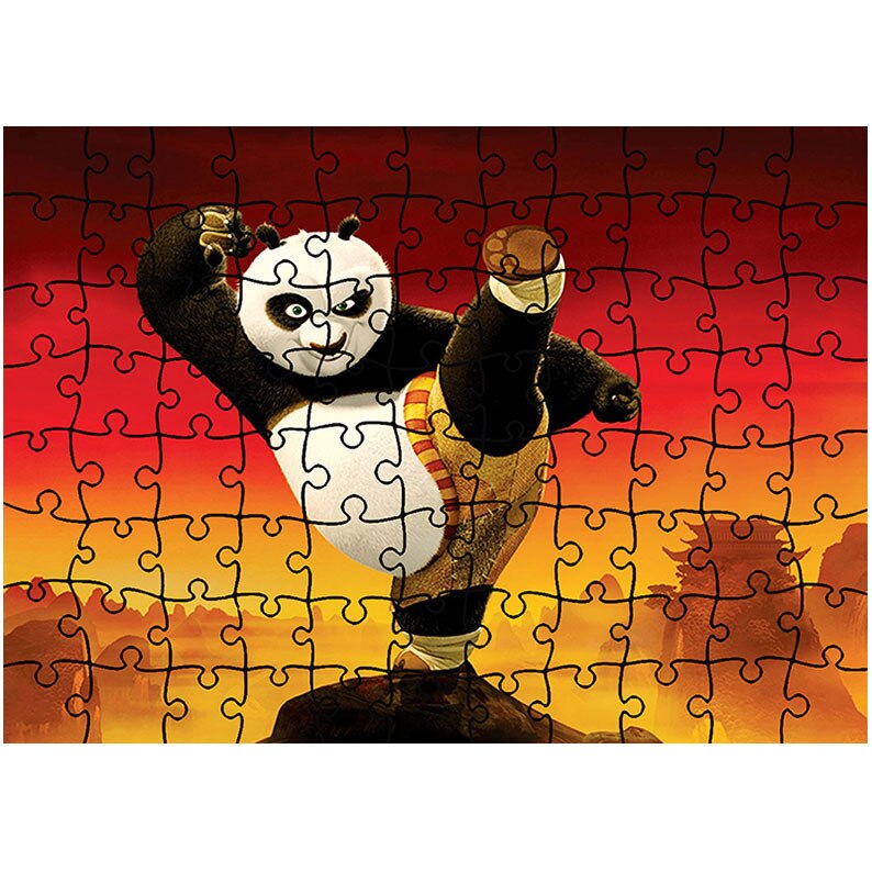 Puzzle Heartwork 96 piese, Kung Fu Panda 2 2011, animatii, Latime 40,5 cm x Inaltime 28,7 cm