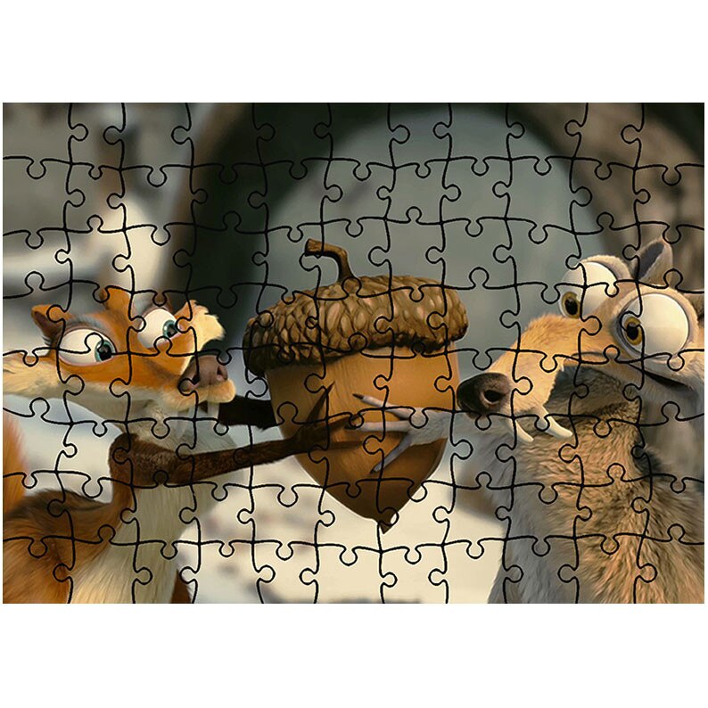 Puzzle Heartwork 96 piese, Ice Age Dawn of the Dinosaurs 2, animatii, Latime 40,5 cm x Inaltime 28,7 cm
