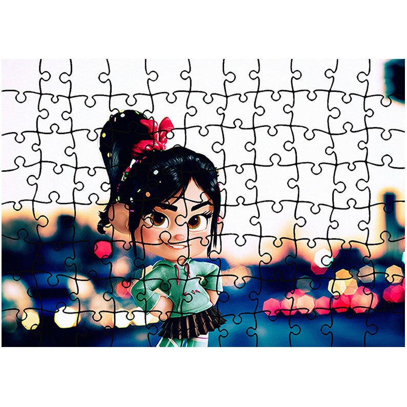 Puzzle Heartwork 96 piese, Wreck it Ralph, animatii, Latime 40,5 cm x Inaltime 28,7 cm