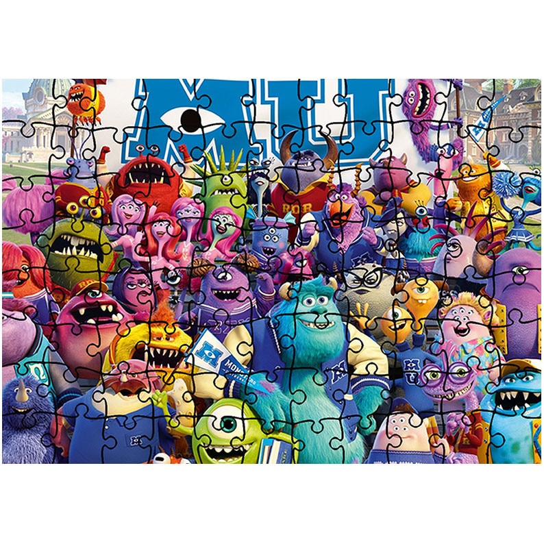 Puzzle Heartwork 96 piese, Monster University, animatii, Latime 40,5 cm x Inaltime 28,7 cm