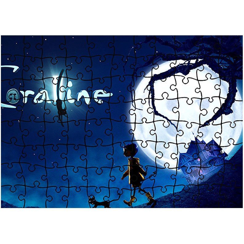 Puzzle Heartwork 96 piese, Coraline Movie, animatii, Latime 40,5 cm x Inaltime 28,7 cm