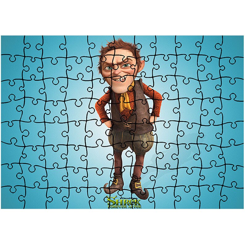 Puzzle Heartwork 96 piese, Shrek, animatii, Latime 40,5 cm x Inaltime 28,7 cm
