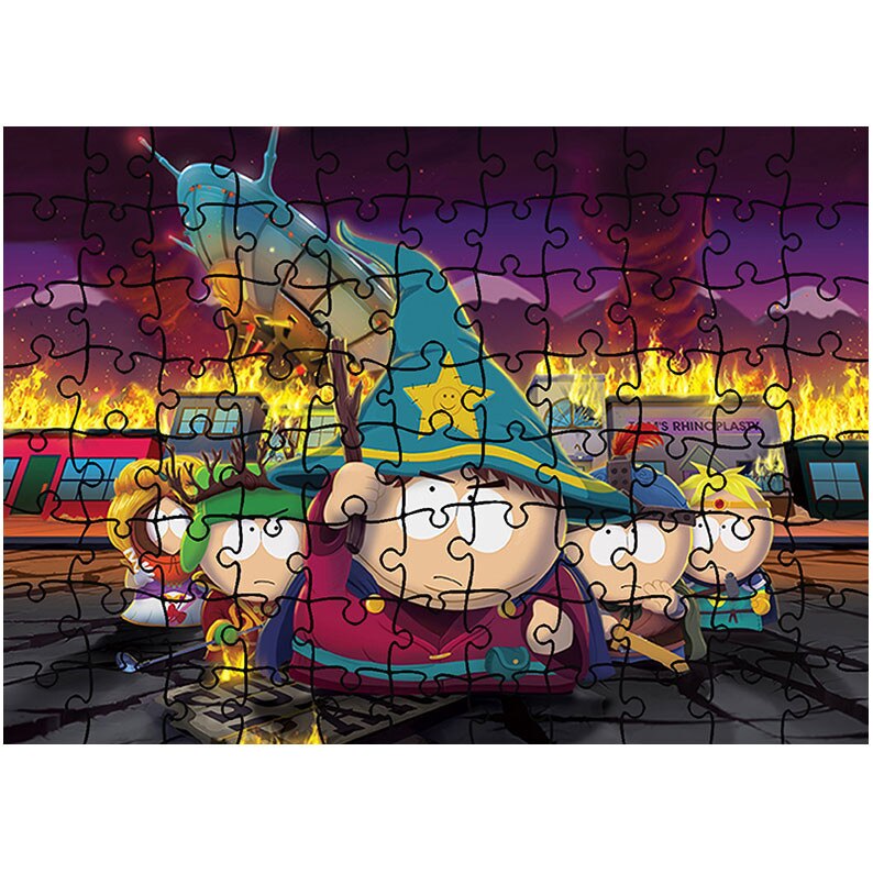 Puzzle Heartwork 96 piese, South Park The stick of Truth, animatii, Latime 40,5 cm x Inaltime 28,7 cm