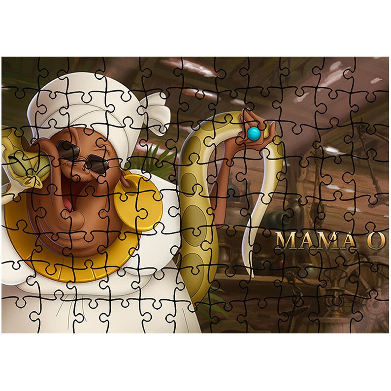 Puzzle Heartwork 96 piese, Princess and the Frog Mama Odine, animatii, Latime 40,5 cm x Inaltime 28,7 cm