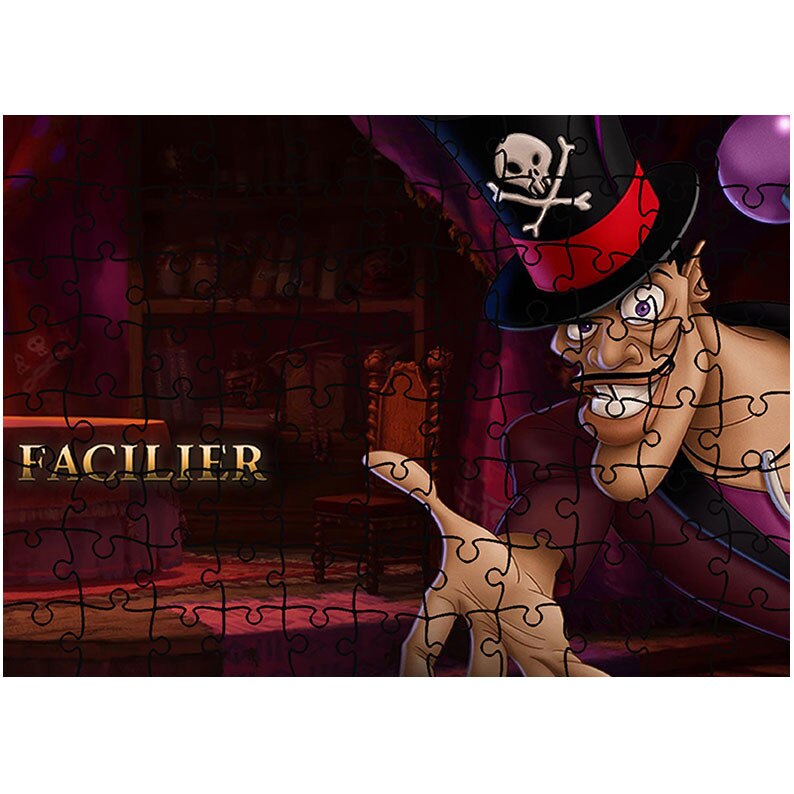 Puzzle Heartwork 96 piese, Princess and the Frog Dr Facilier, animatii, Latime 40,5 cm x Inaltime 28,7 cm