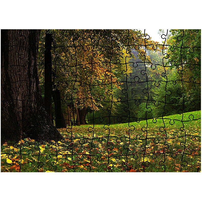 Puzzle Heartwork 96 piese, Spre cabana, Peisaje, Latime 40,5 cm x Inaltime 28,7 cm