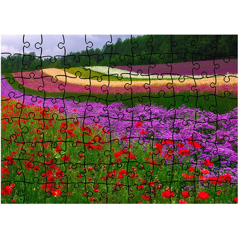 Puzzle Heartwork 96 piese, Campii in Olanda, Peisaje, Latime 40,5 cm x Inaltime 28,7 cm