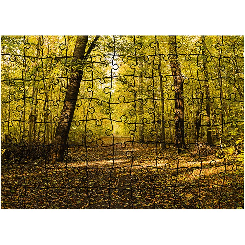 Puzzle Heartwork 96 piese, Vine toamna, Peisaje, Latime 40,5 cm x Inaltime 28,7 cm