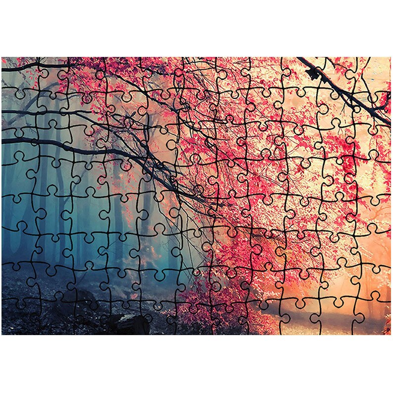 Puzzle Heartwork 96 piese, Rece, cald, Peisaje, Latime 40,5 cm x Inaltime 28,7 cm