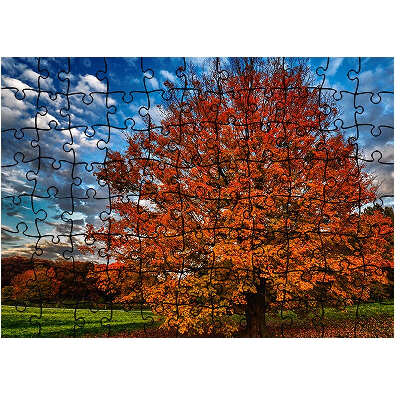 Puzzle Heartwork 96 piese, Nori in viteza, Peisaje, Latime 40,5 cm x Inaltime 28,7 cm