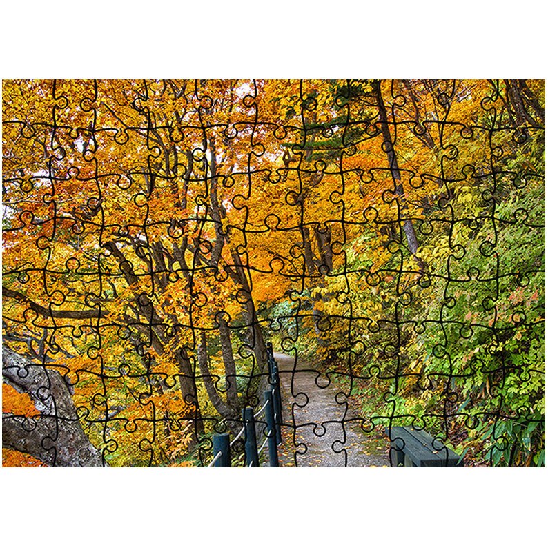 Puzzle Heartwork 96 piese, Poteca lunga, Peisaje, Latime 40,5 cm x Inaltime 28,7 cm