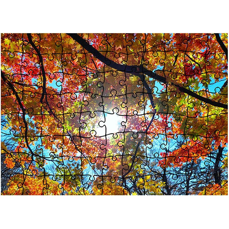 Puzzle Heartwork 96 piese, Sub cer, Peisaje, Latime 40,5 cm x Inaltime 28,7 cm