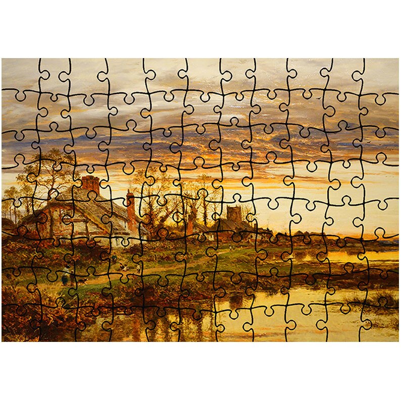 Puzzle Heartwork 96 piese, Coliba, Peisaje, Latime 40,5 cm x Inaltime 28,7 cm