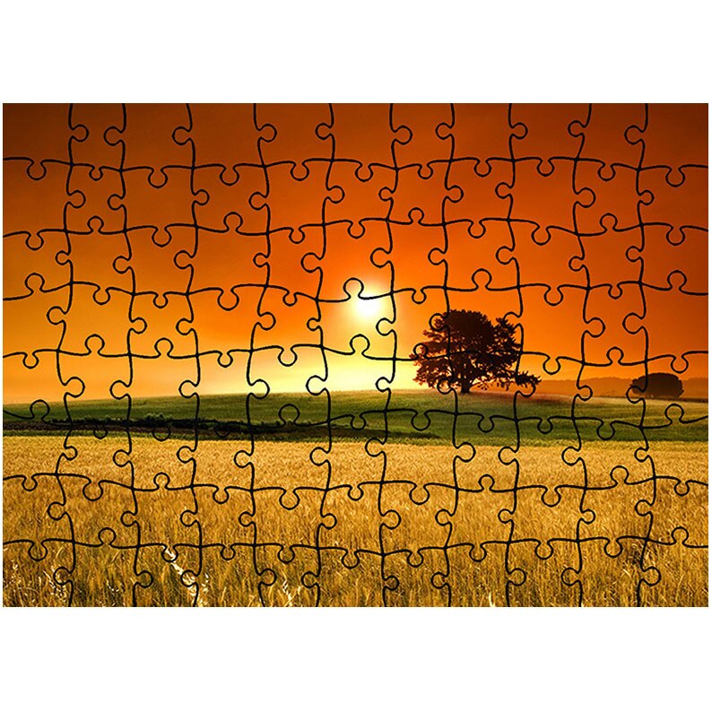 Puzzle Heartwork 96 piese, In lanul de secara, Peisaje, Latime 40,5 cm x Inaltime 28,7 cm
