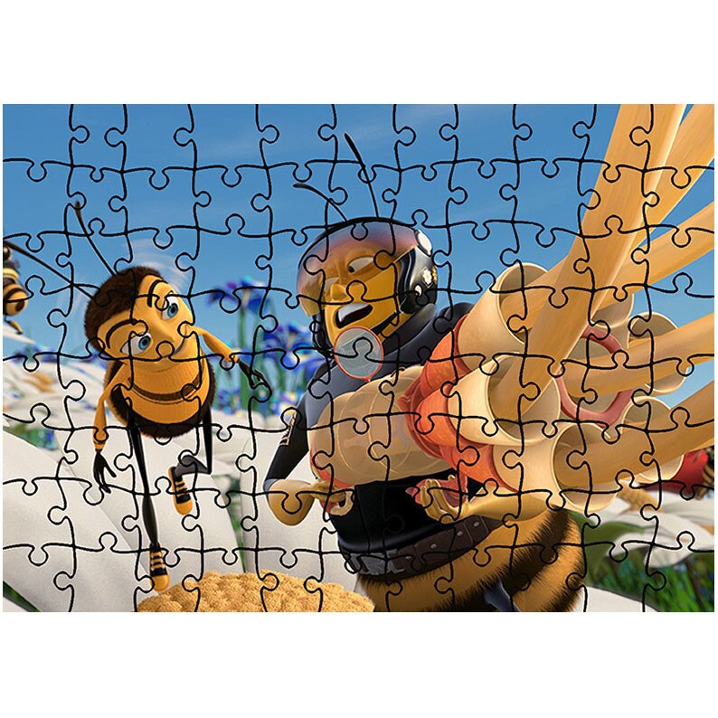 Puzzle Heartwork 96 piese, Bee Movie 4, animatii, Latime 40,5 cm x Inaltime 28,7 cm