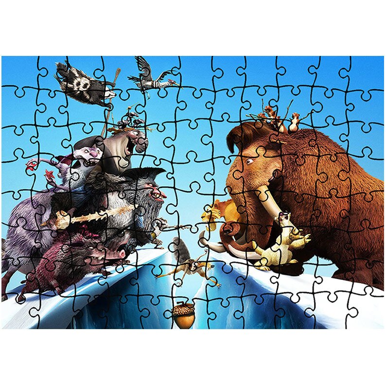 Puzzle Heartwork 96 piese, Ice Age Continental Drift, animatii, Latime 40,5 cm x Inaltime 28,7 cm