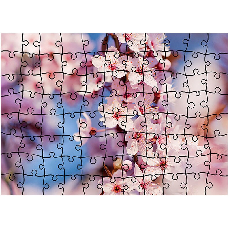 Puzzle Heartwork 96 piese, Ramurica inflorita, Peisaje, Latime 40,5 cm x Inaltime 28,7 cm