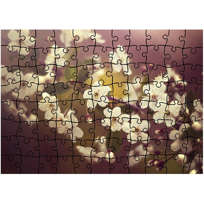Puzzle Heartwork 96 piese, Crenguta alba, Latime 40,5 cm x Inaltime 28,7 cm